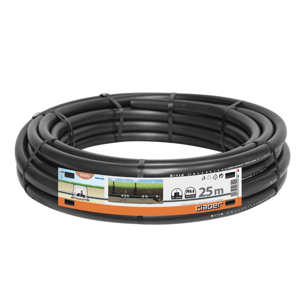 Tubo Claber per Irrigazione Interrata da Ø 32 mm - 25 m