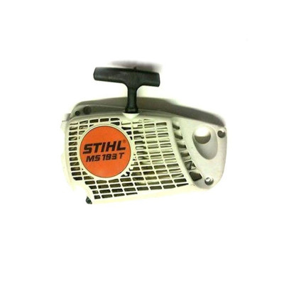 Carenatura o griglia ventola con dispositivo di avviamento originale per motoseghe Stihl MS 193 T - 11370802110