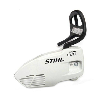 Coperchio rocchetto catena completo di protezione mano originale per motoseghe Stihl MS 150 TC