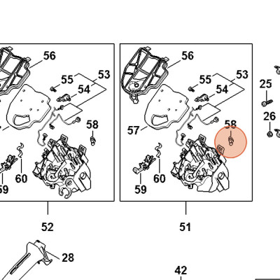 Ponte di contatto originale per motoseghe Stihl - 11484425800