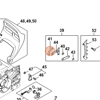 Molla a lamina originale per motoseghe Stihl - 11481627800